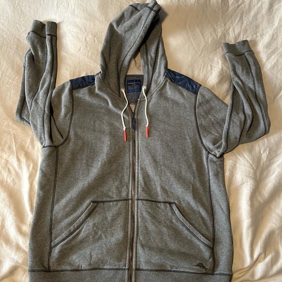 TOMMY BAHAMAS & PENDLETON ISLAND SERAPE STRIPE FULL ZIP HOODIE - Picture 1 of 7